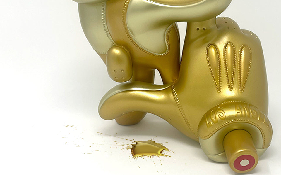 LA BATTING GLOVES VINYL FIGURE: CHAMPIONSHIP GOLD EDITION