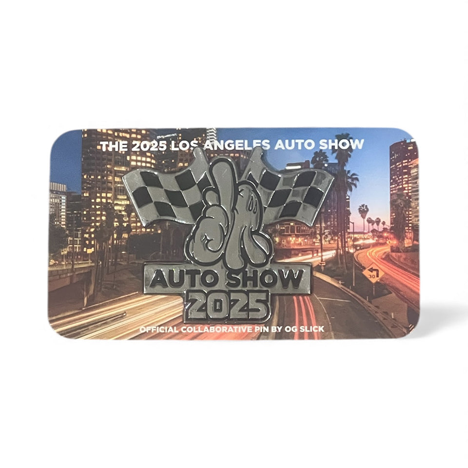 COMMEMORATIVE CLASSIC LA RACER PIN: LA AUTO SHOW EXCLUSIVE