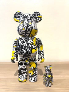 HAPPY OG SAN BEARBRICK SET BY OG SLICK (100% and 400%)