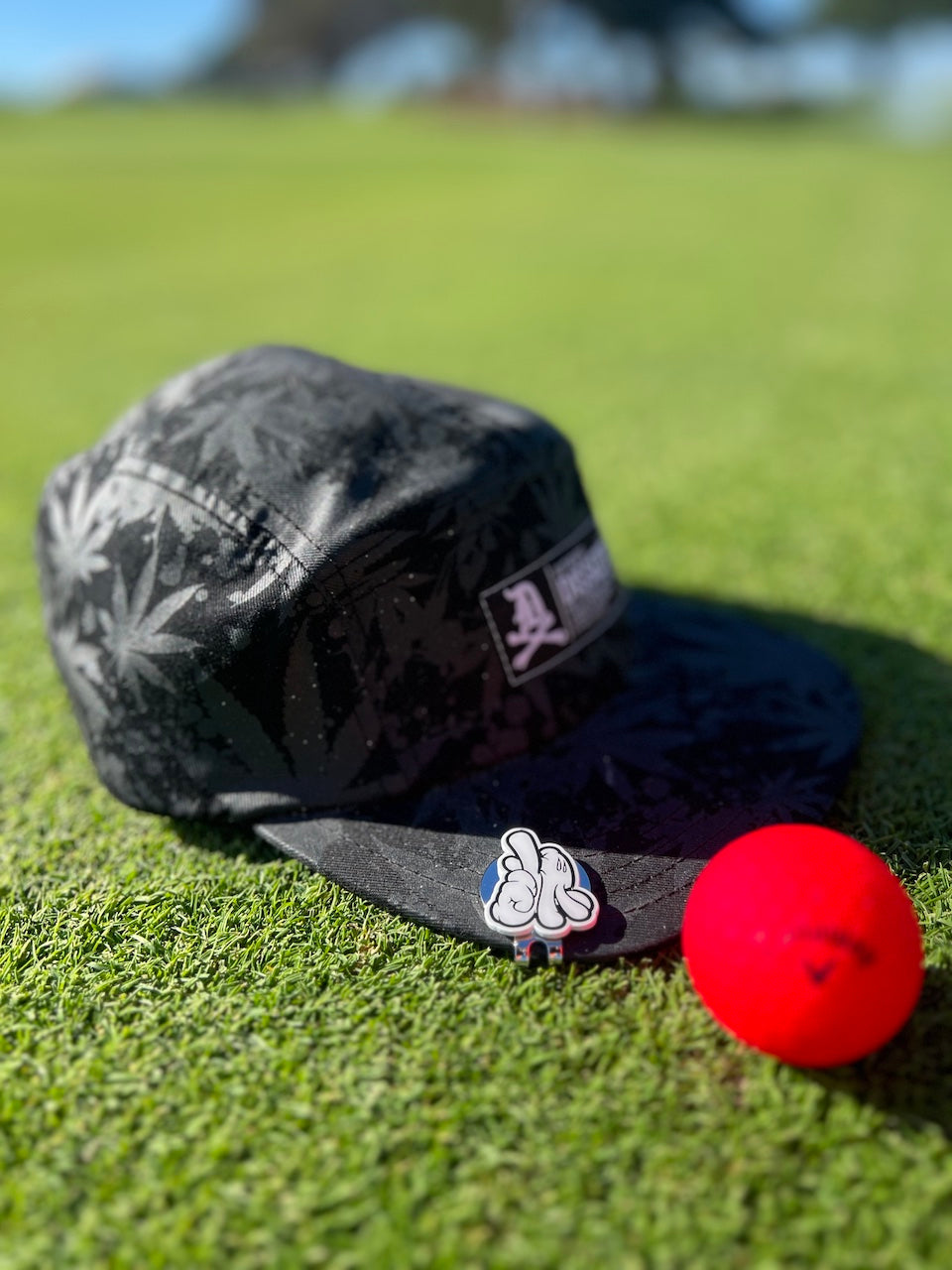 LA HANDS GOLF MARKER AND CLIP: CHROME SILVER